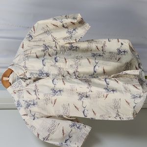 Mens short sleeve tropical/fishing/Cruisewear shirt size M
